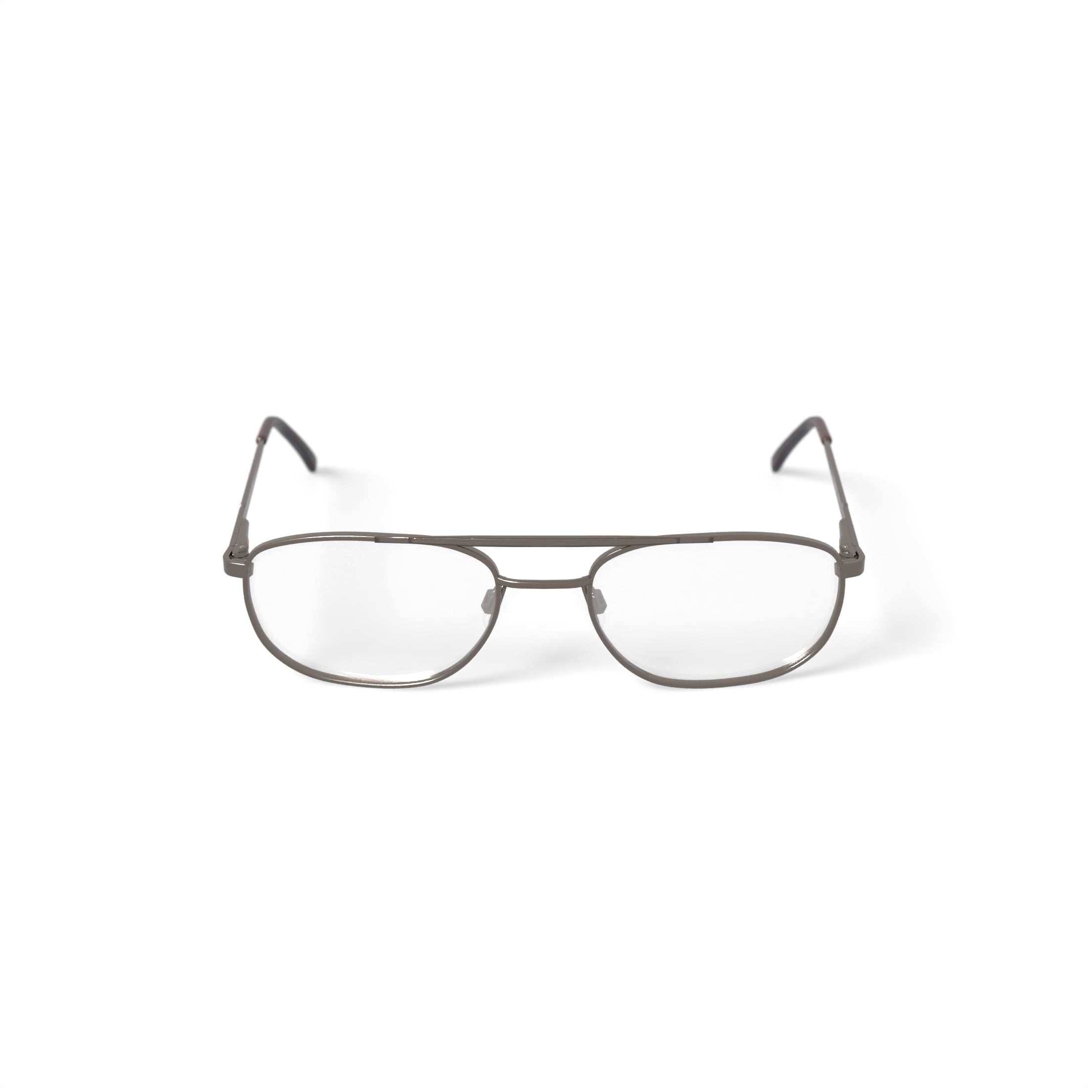 Stetson Men's ST169 Rectangular Prescription Eyeglasses with Case, Gunmetal