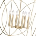 thumbnail image 3 of Millennium Lighting  Tracy 4 Light Pendant Fixture in Multiple Finishes 24 Inch - Painted Modern Gold, 3 of 5