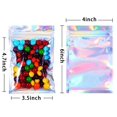 thumbnail image 2 of Sacs Holographiques Refermables 300 Pcs (4, 2 of 4