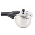 thumbnail image 1 of OLLA A Presión de Acero inoxidable, un prueBa de explosiones, multifuncional con válvula de seguridad 80kpa, Olla con de seguridad, para cocina de inducción, estufa de gas., 1 of 7