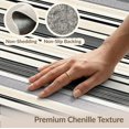 thumbnail image 6 of ODIKA Striped Contemporary With Alternating Wide Bands And Accent Lines for Home Office, Gaming Room, Under Desk, Non-Slip Chair-Friendly, 6 of 7