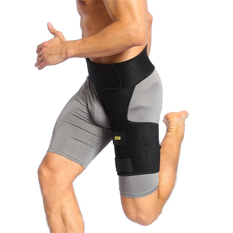 Thigh Wrap Adjustable Compression Thigh Sleeve Neoprene Groin Strain