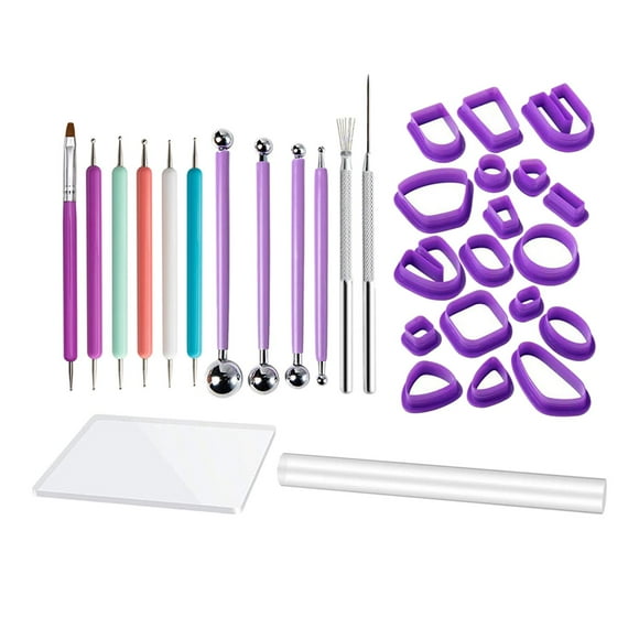 Polymer Clay Earrings Cutting Ceramic Handmade DIY for Cookie Fondant