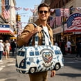 thumbnail image 5 of Luckky 250th Anniversary Of The Founding Of The United States Leisure Quilted Travel Bag Travel Bag Suitable For Outdoor Trips Large Capacity Travel, 5 of 6