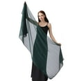 thumbnail image 4 of Defitshape Women's Sheer Shawl Travel Scarf Fall Summer Fashion Lightweight Thin Spring Soft Pashmina Shawl Dark Green One Size, 4 of 5