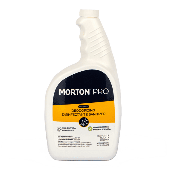 Morton Pro Deodorizing Disinfectant & Sanitizer, Heavy Duty, 32 oz