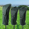 thumbnail image 1 of 3 Pcs Waterproof Golf Wood Headcover Drivers Covers Interchangeable Number Tag Fairway Club Cover, 1 of 9