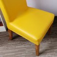 thumbnail image 4 of Rosnek PU Leather Dining Chair Cover Waterproof Wedding Banquet Chair Slipcovers, 4 of 5