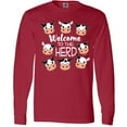 thumbnail image 3 of Inktastic Welcome to the Herd with Cute Black and White Holstein Cows Long Sleeve T-Shirt, 3 of 5
