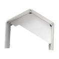 thumbnail image 2 of Luxor RECLAIM® Acoustic Work Pod, 4 Panel, 100% Recycled, 54-1/2"H x 73"W x 62-3/4"D, Light Gray/White, 2 of 4