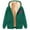 Green, variant on Womens Zip Up Hoodies Warm Fleece Lined Sweatshirt Jackets 2025 Fashion Heart Printed Hooded Coat with Pockets Fall Clothes Limited Time Sales of the Day Black M