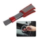 thumbnail image 1 of 1 cepillo de doble cabezal para limpieza de automóviles, cepillos suaves para detalles de plumero interior de automóvil, pantalla universal para tablero de instrumentos del vehículo (rojo +, 1 of 5