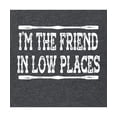 thumbnail image 3 of Go All Out I'm The Friend In Low Places Funny Country Music Gift Deluxe Soft T-Shirt Mens/Women, 3 of 4