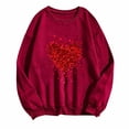 thumbnail image 5 of Inverlee Happy Valentine's Day Sweatshirt Women Cute Love Heart Graphic Sweatshirts Casual Pullover Sweater Tops Crewneck Dressy Casual Long Sleeve Tops for Women, 5 of 5