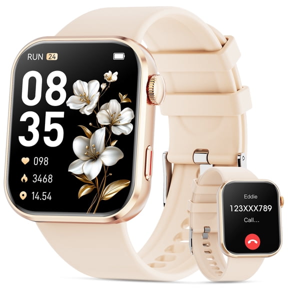Mingdaln Smart Watch for Men Women, 2026 Smartwatch(Metal Body) , 1.93" New Fitness Watch with Answer/Make Call/120  Sport Modes/Pedometer/IP68 Waterproof, Fitness Tracke Fits for Android/IPhone,Pink