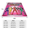 thumbnail image 5 of Power Rangers Soft Micro Fleece Blanket Throw Lightweight Flannel Blankets for Bed Couch Sofa, 5 of 9