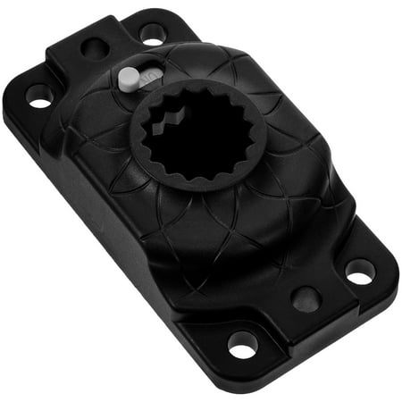 MIPCASE Black Kayak Rod Holder Base with Nylon Easy Installation for Canoe and Fishing Rod Storage
