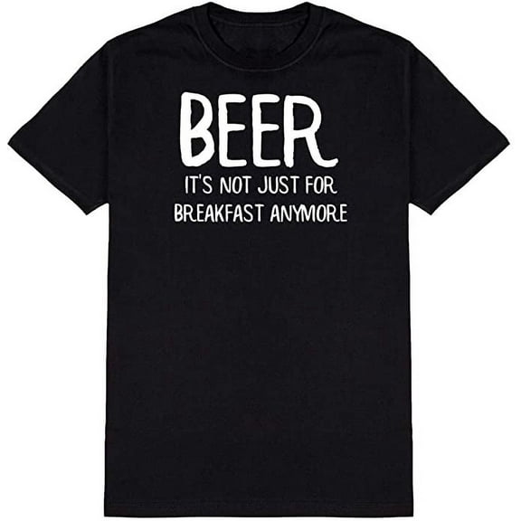 B*** It's Not Just for Breakfast Anymore Novelty Funny T Shirt Black Small