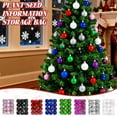 thumbnail image 4 of Christmas Ball Ornaments 24 Pcs Xmas Ornaments Set Plastic Hanging Christmas Decor for Xmas Tree Holiday Party Decorations Pink 1 1.2 In, 4 of 6