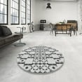 thumbnail image 3 of Ahgly Company Indoor Rectangle Patterned Platinum Gray Novelty Area Rugs, 7' x 10', 3 of 6