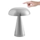 thumbnail image 2 of Lámpara de mesa LED con forma de seta, iluminación táctil recargable de tres tonos para cafetería, bar, restaurante, sala de estar, dormitorio, estudio, decoración, 1 Uds., 2 of 5