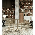 thumbnail image 2 of Sky Table de Bar Carré Pliant de 24 Pouces, Fini Taupe, 2 of 8