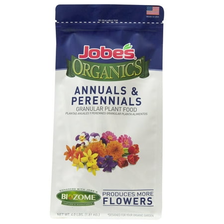 Jobe's Organic 4lbs. Annuals and Perennials Plant (Best Fertilizer For Annual Flowers)