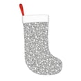 thumbnail image 2 of Haiem Silver Glitter Pattern Christmas Stockings, Personalized 18 Inches Knit Christmas Stockings Xmas Hanging Stockings for Family Christmas Decorations, 2 of 7