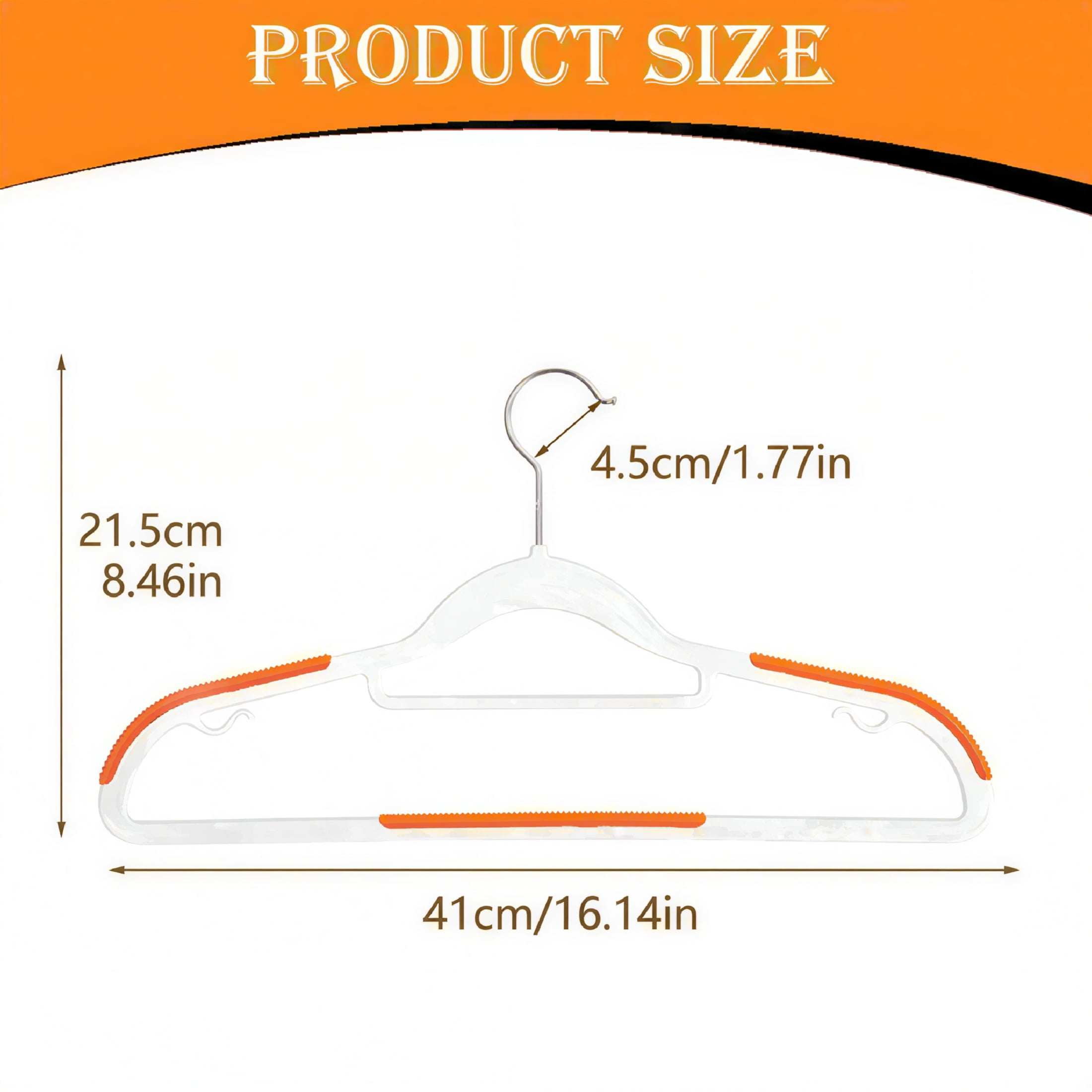 LAMIRO 12 Pack Slim Plastic Clothes Hangers with Rubberized Non-Slip Grip for Wardrobe,Coat Hangers for Hanging Women/Men Clothes