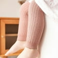 thumbnail image 3 of URMAGIC Toddler Unisex Footless Pant Litter Kid Cable Knit Leggings Infant Skinny Pants, 3 of 5