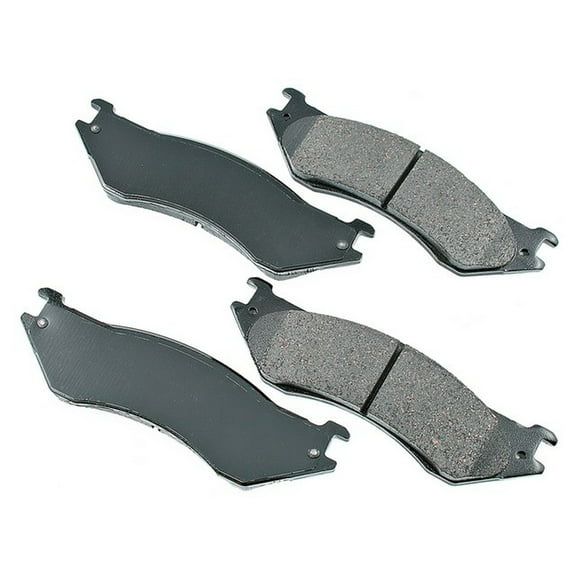 Akebono PRO-ACT Ultra-Premium Brake Pad Set, Ceramic Fits select: 2000-2001 DODGE RAM 1500, 1999-2000 DODGE RAM VAN