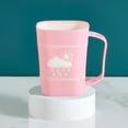 thumbnail image 6 of SPOORYYO Bathroom Mouthwash Cup, Cute Couple Toothbrush Cup, Rain Pattern Handle, Plastic, 6 of 6