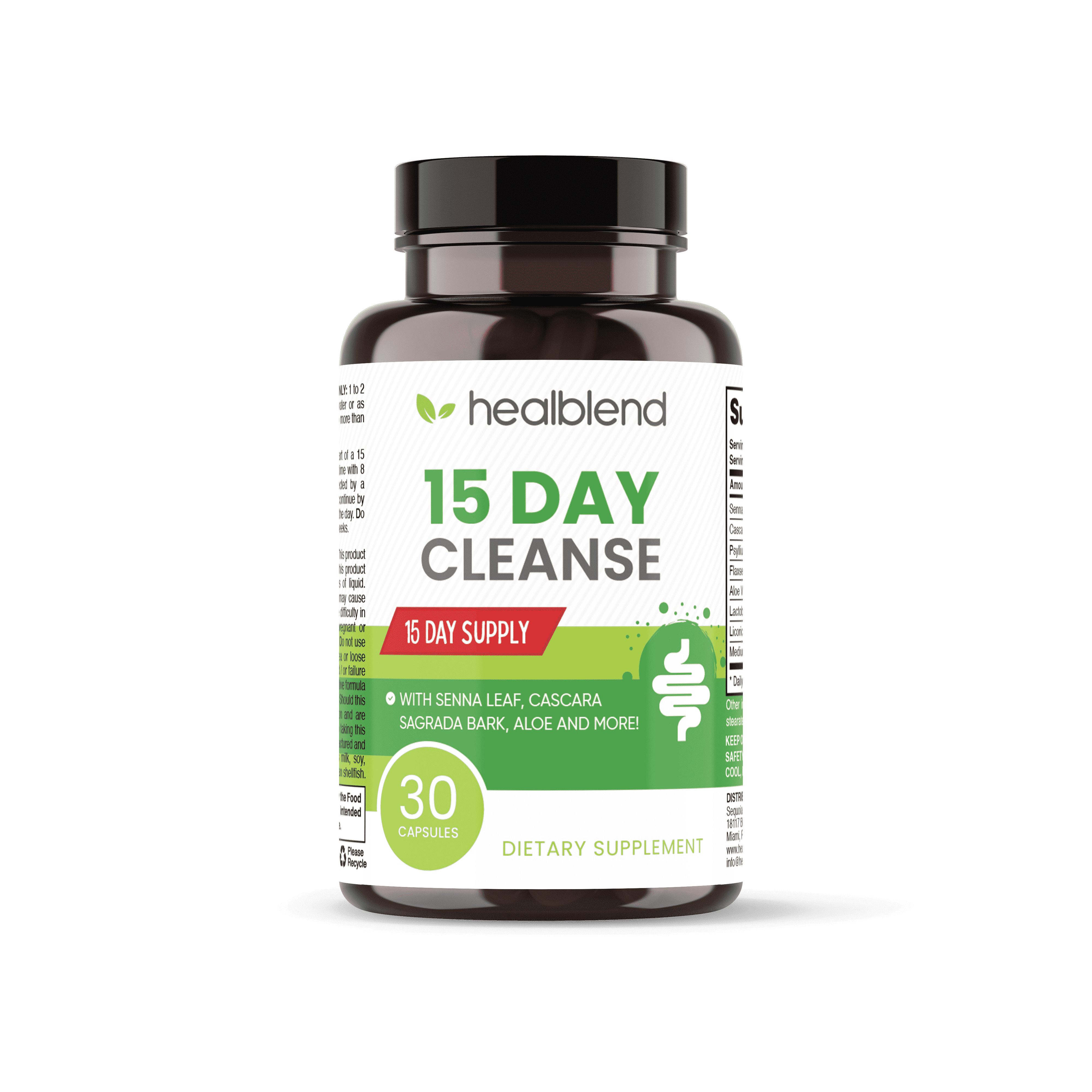 Life Vitality, Gut Cleanse Capsules, 15 Day, 30 Count - Walmart.com