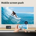 thumbnail image 6 of Todaioua Portable Mini HD Projector with Wireless WiFi and 1080P Support, Home Theater for Movies and Games, Built-In Stereo Speakers, Long Service Life, Compact and Easy to Carry Black, 6 of 9