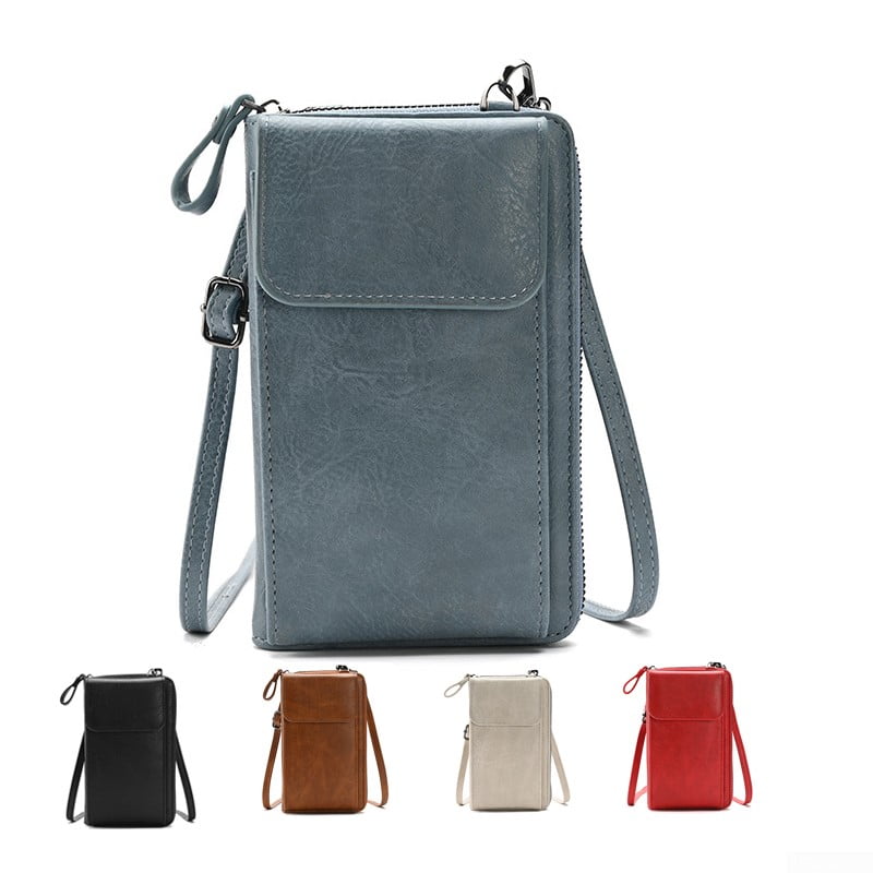 UHUSE Small Crossbody Cell Phone Bag Purse for Women,PU Leather Phone