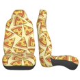 thumbnail image 2 of LAKIMCT Funny Pizzas Pattern Car Seat Covers Vehicle Front Seat Covers Universal Fit Seat Protector, 2 of 9
