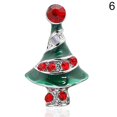 thumbnail image 2 of Christmas Brooch Pin Mini Santa Hat Sock Tree Bell Cartoon Brooch Holiday Brooch, 2 of 10