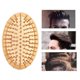 thumbnail image 2 of Peine de madera con dientes anchos y suaves y mango ergonómico para un suave masaje del cuero cabelludo., 2 of 5
