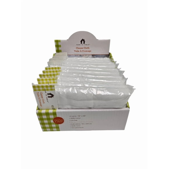 TOILE À FROMAGE, 6 verges, 10 unités