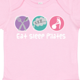 thumbnail image 4 of Inktastic Eat Sleep Pilates Girls Baby Bodysuit, 4 of 5