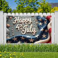 thumbnail image 6 of American Flag Theme Independence Day Celebration Banner Patriotic Design Happy 4th of July Decoration for National Holidays Outdoor Events Party Background, 6 of 8