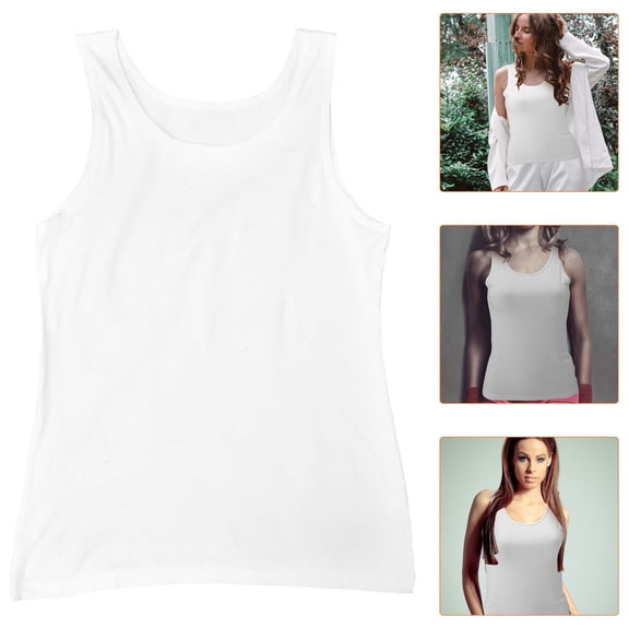 WRITWAA Women's Vest Top, Comfortable Viscose Fiber Fabric, 1 Piece, Round Neck Design