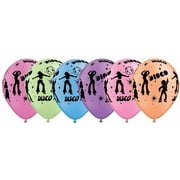 Shindigz Quarubber 11 Inch Assorted Rubber Balloon - Disco