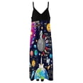 thumbnail image 5 of Space Universe Infographics Big Bang Sleeveless Dress party dresses woman summer women's dress elegant guest wedding dress, 5 of 6