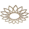 thumbnail image 2 of Ekena Millwork 28"OD x 9 3/4"ID x 3/8"T Daisy Wood Fretwork Pierced Ceiling Medallion, Red Oak, 2 of 3