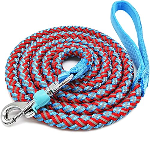 Embark Pets Sierra Leash/Mountain Climbing Thick Rope Dog Leash Large Dogs Leash 6 ft with Carabiner Soft Padded Handle Mountain