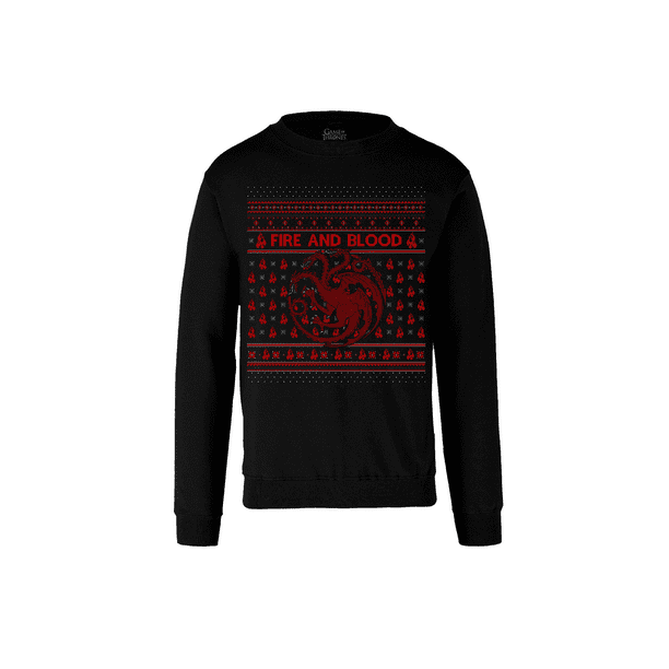 Ugly Sweater Fire and Blood Fan Army Warner Regalo Navidad