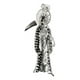 thumbnail image 5 of JOYARIS Dije Medalla Gigante Santa Muerte Con Zirconias En Plata 925 DM-0000350, 5 of 5