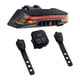 thumbnail image 2 of Lámpara de advertencia de señal de para bicicleta, luz trasera para bicicleta recargable por USB, fácil de instalar, luz trasera para ciclismo, 2 of 7