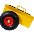 thumbnail image 4 of JERFIT Heavy Duty Panel Dolly Cart with 10" Air-Filled Tires, 600LB Capacity Auto-Clamp Moving Hand Truck for Drywall, Appliances, Doors, 4 of 10
